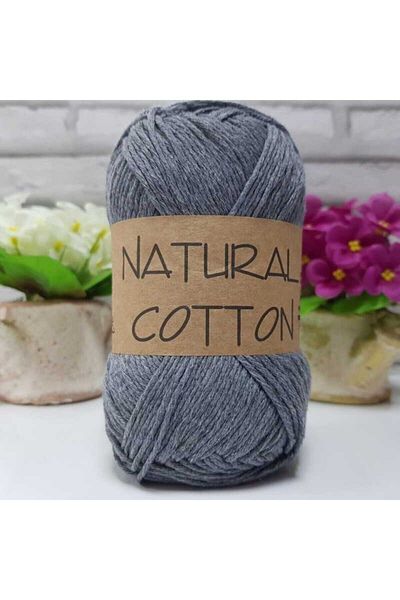 Diva İplik Diva Natural Cotton 194 Μεσαίο Γκρι