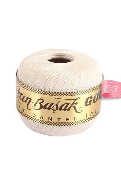 Altınbaşak Gold Lace Threads - No: 70 - Cream