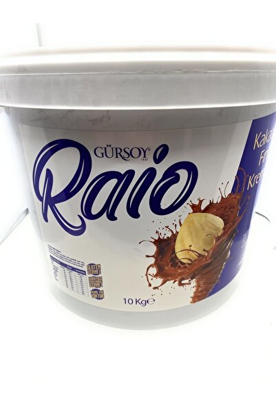 Gürsoy Raio Kakaolu Fındık Kreması - 10kg Plastik Kova