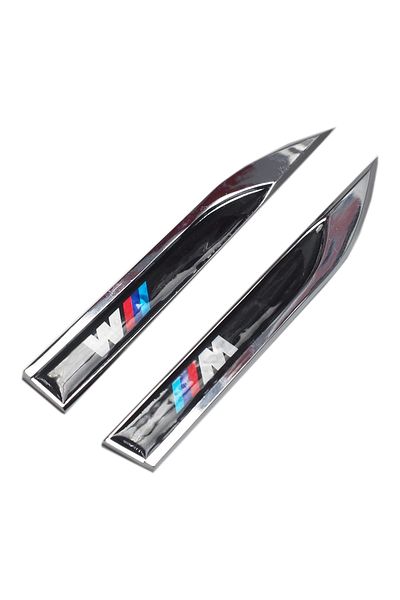 wimbledon Bmw 3m Knife Model Nickel Red Silver Auto Crest Sticker