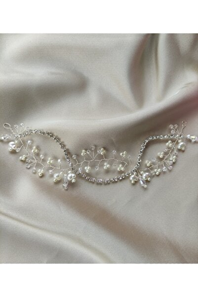 ACCESORİOS Αξεσουάρ για τα μαλλιά της νύφης με λαμπερές πέτρες και μαργαριτάρια