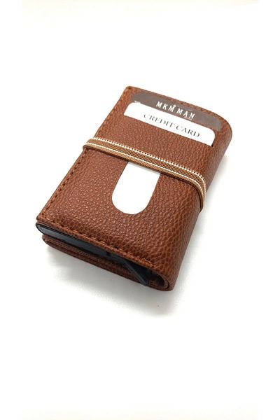 MKM Elastic Automatic Mechanism Card Holder And Wallet