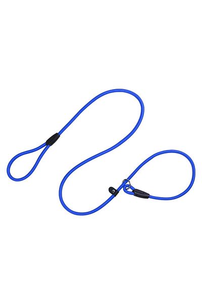 Bobo 1 cm Wide Blue Medium Breed Dog Collar