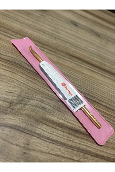 Kartopu Κίτρινο Χρώμα Μεταλλικό Πλεκτό Κροσέ Νο:6