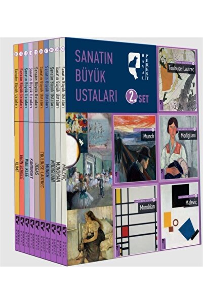 Genel Markalar Sanatın Büyük Ustaları 2.set (10 Kitap Takım)