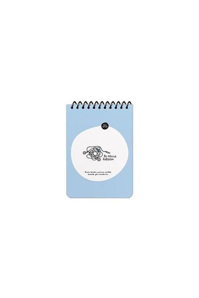 KESKİN COLOR Feeling Things A5 80 Sheets Lined Spiral Cardboard Cover Notepad - Mixed between