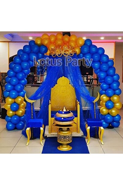 LOTUS PARTY 200 Pieces - Circumcision Wedding Themed Balloon Chain Set ( Gold...