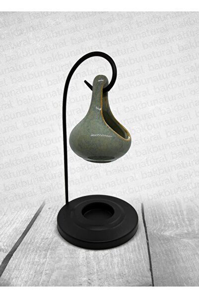 Green Ceramic Censer with Stand