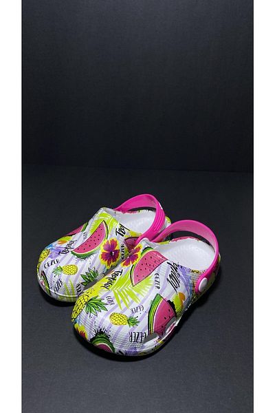 GEZER Watermelon Gel Protiskluzová podrážka Crocs Model Dětské unisex pantofle 14082