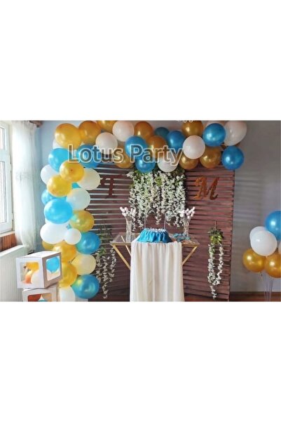 LOTUS PARTY 100 Pieces - Circumcision Wedding Themed Balloon Chain Set ( Whit...