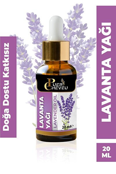 puer cheveu Saf Katkısız Lavanta Yağı 20 ml