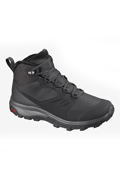 Salomon Outsnap Cs Wp Kadın Outdoor Ayakkabı Black-ebony-black