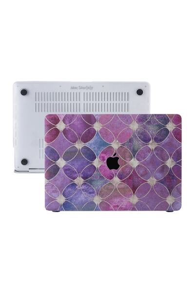 Mcstorey MacBook Pro Kılıf M1 M2 13.3inç Uyumlu | Sert Kılıf | A1706 A1989 A2251 A2289 A2338 | Flower04