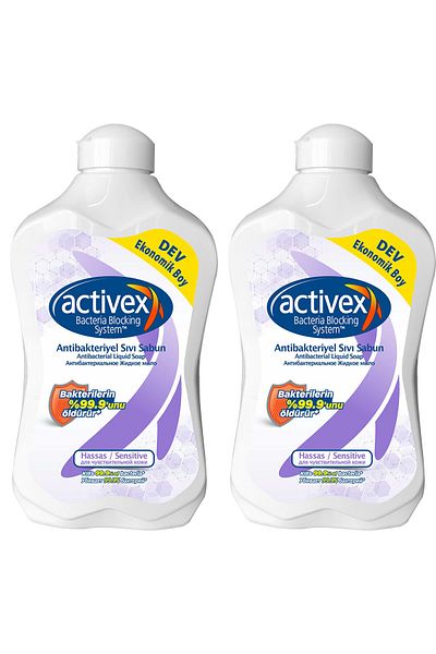 Activex Antibacterial Liquid Soap Sensitive 2x1.5lt