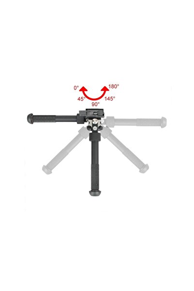 Ovisoutdoor V8 Atlas Model Uyumlu 360 ??derece Dönebilen Katlanabilir Bipod Çatal Ayak