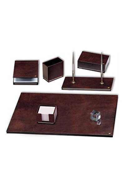 Tabac Classic Faux Leather Desk Mat Set 410