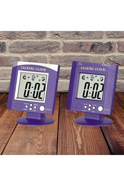 RICHIE Alarmlı Dijital Masa Saatimini Dijital Masa Saati Kronometre Alarmlı D...