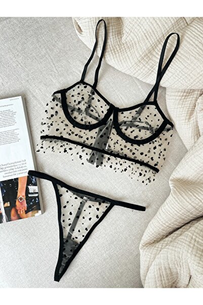 WAHSHE Soft Heart Wings Bralet Set