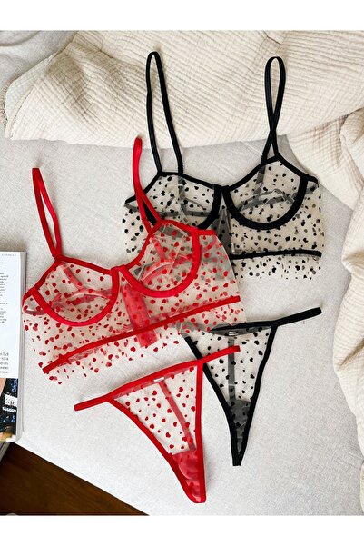 WAHSHE Soft Heart Wings Bralet Set