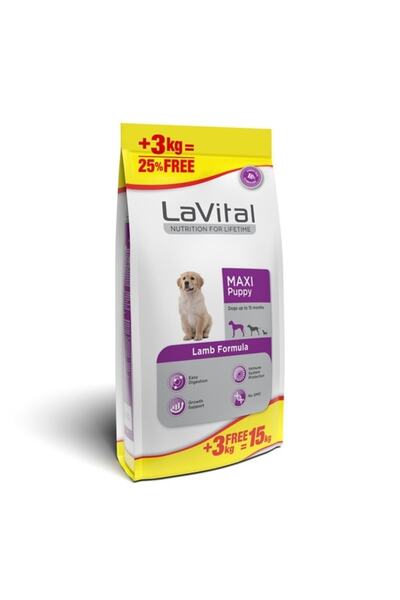 La Vital Lavital Maxi Puppy Kuzulu Yavru Köpek Mamasi 15kg