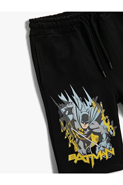 Koton Batman Printed Shorts Licencovaná kravata v pase elastická