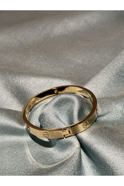 staınless steel Steel Bracelet - Stone Detailed