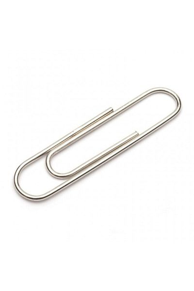 Mas Paper Clip Nickel Coated No:4 100 Pieces 240 (24 Packs)