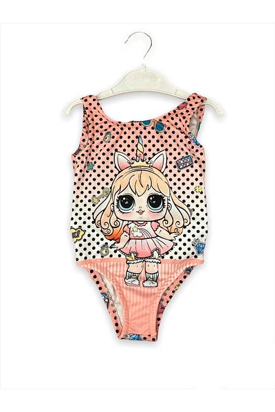 Pink Hippo Kids Baby Printed Girls Pareo μαγιό