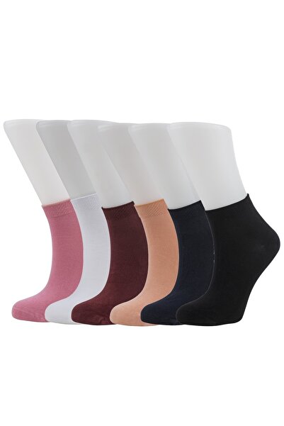 Moyra Socks مجموعة من 6 جوارب نسائية ناعمة ملونة