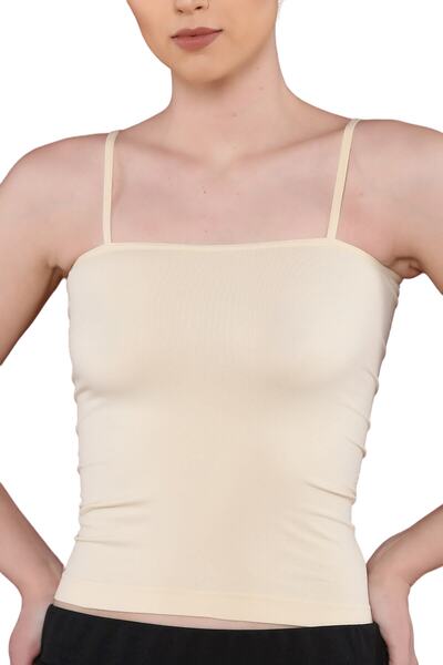 Elite Life Kadın Dikişsiz Ince Askılı Atlet 841 | Ten