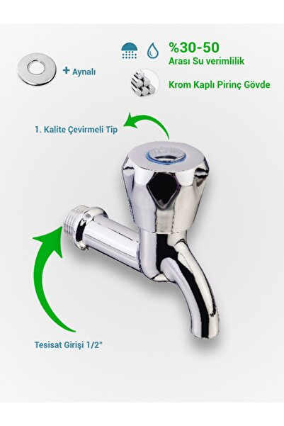 Uziş Short Faucet with Filter (MIRROR)