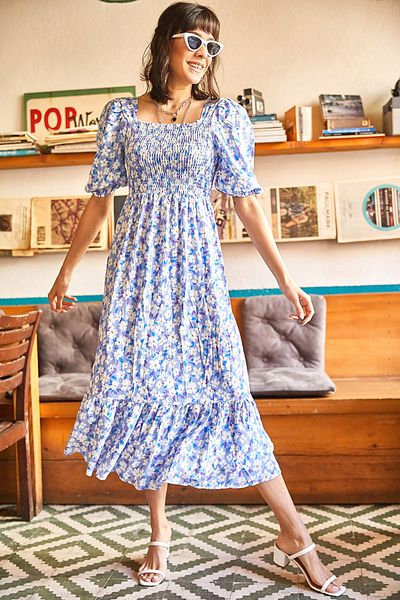 Olalook Kleid - Mehrfarbig - A-Linie