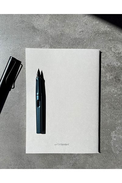 Fark Tanıtım Tailor Stitched 4-Piece Lined Notebook (grey Cover)