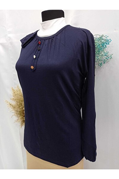 Sel Tekstil Μοντέλο 2022 Κανονικό μέγεθος Μπλούζα μητέρας με ελαστικό κορδόνι...