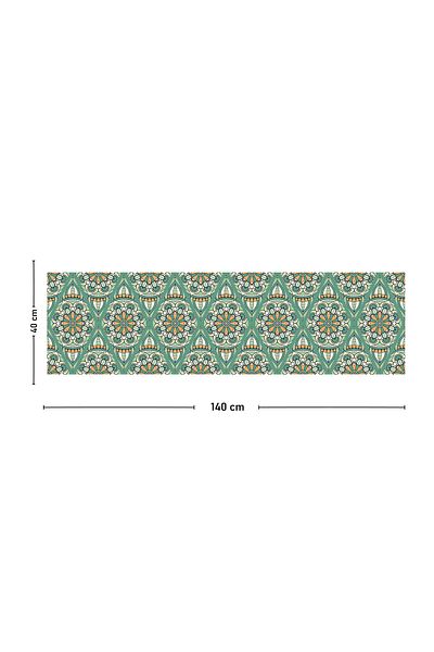 Vagonik Ethnic Patterned Digital Printed Runner 140x40