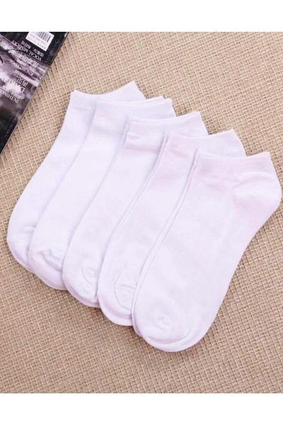 CARNAVAL SOCKS Мъжки чорапи с 5 бели ботуши и шарки, 5 броя