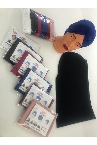 EZRA Practical Bonnet Shawl, Easy to Put on and Take Off, 6 Pieces