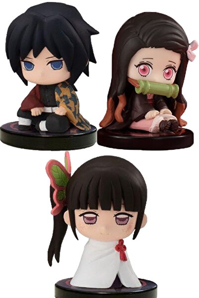 BANDAI Q Posket Kimetsu No Yaiba Anıme Manga Figür 4 - 5 Cm - 3 Lü Set 5