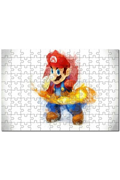 Cakapuzzle سوبر ماريو رسم 255 قطعة بازل قطع Mdf (خشب)