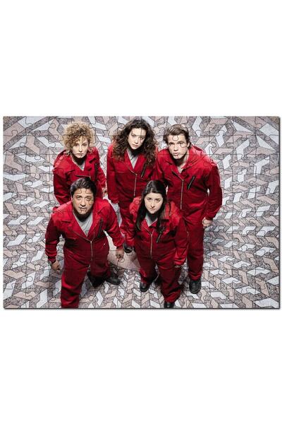 Cakapuzzle La Casa De Papel Rehineler Yukarıdan Görünüş 255 Parça Puzzle Yapb...