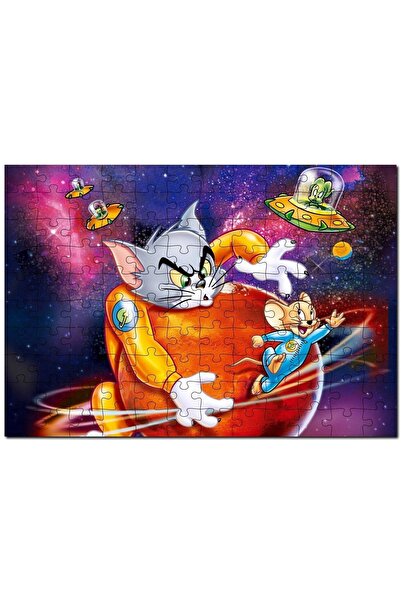Cakapuzzle Tom Ve Jerry Çizgi Filmi, 1000 Parça Puzzle Yapboz Mdf (ahşap)