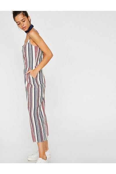 Koton Gestreifter Overall