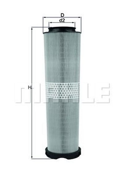 MAHLE Lx816/6 Air Filter - WA165996