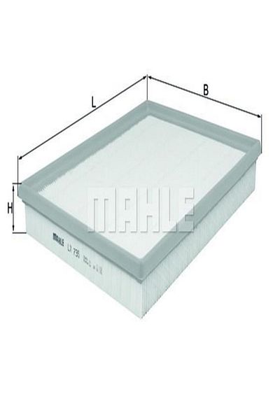 MAHLE Lx735 Air Filter Opel : Astra G - Astra H - Zafira 1.4-1.60835622835622 (WA362765)