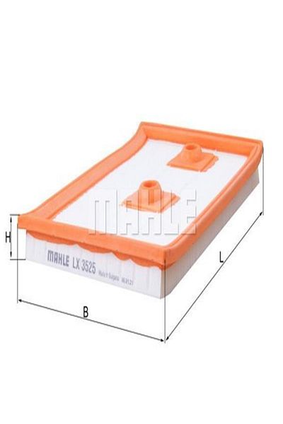 MAHLE Lx3525 Air Filter (Audi: A3 1.2tfsi 1.4tfsi 12-/ Seat Leon 1.2tfsi 04e129620 (wf783887)