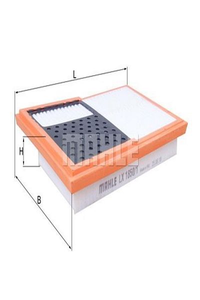 MAHLE Air Filter Left X164 09>12 W204 07>14 W211 05>08 W221 05>13 W251 06>12