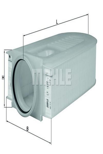 MAHLE Lx1686/1 Air Filter (MERCEDES OM651 W204-211-212) (WC813912)
