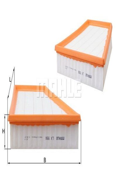 MAHLE Lx998 Air Filter 6y0129620 Wa898416