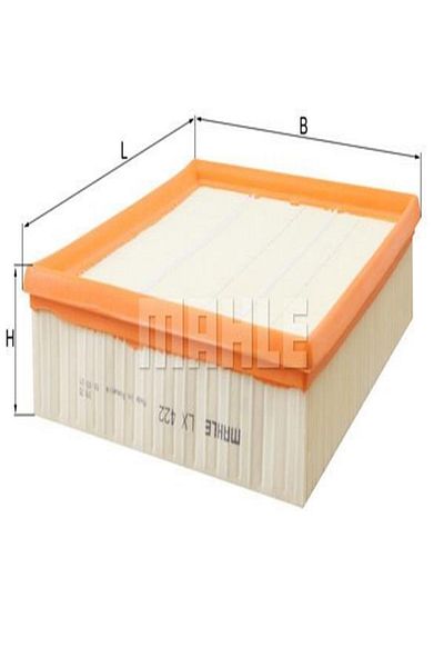 MAHLE Lx422 Air Filter (BMW: X5 4.4 i 03-06) (WC789263)