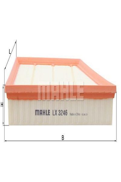 MAHLE Lx3246 Air Filter (LAND ROVER: FREELANDER II 2.0 SI4 4×4 BJ329601AA LR029078 (WA288349)